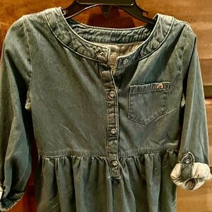 Carter's Blue Denim Casual Dress